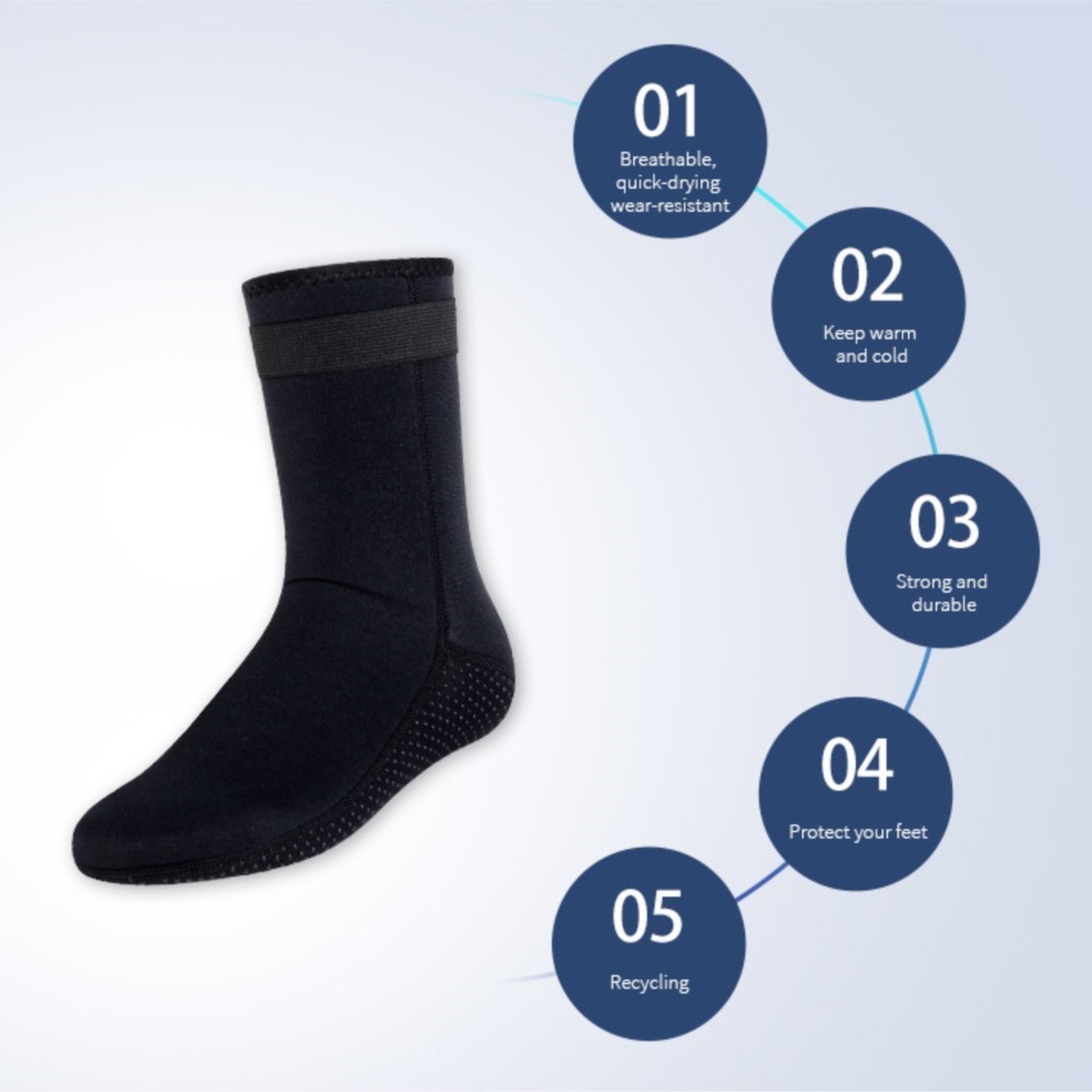 Neoprene Socks 3mm 5mm Wetsuit - đánh giá và giá Snorkel Dry Top