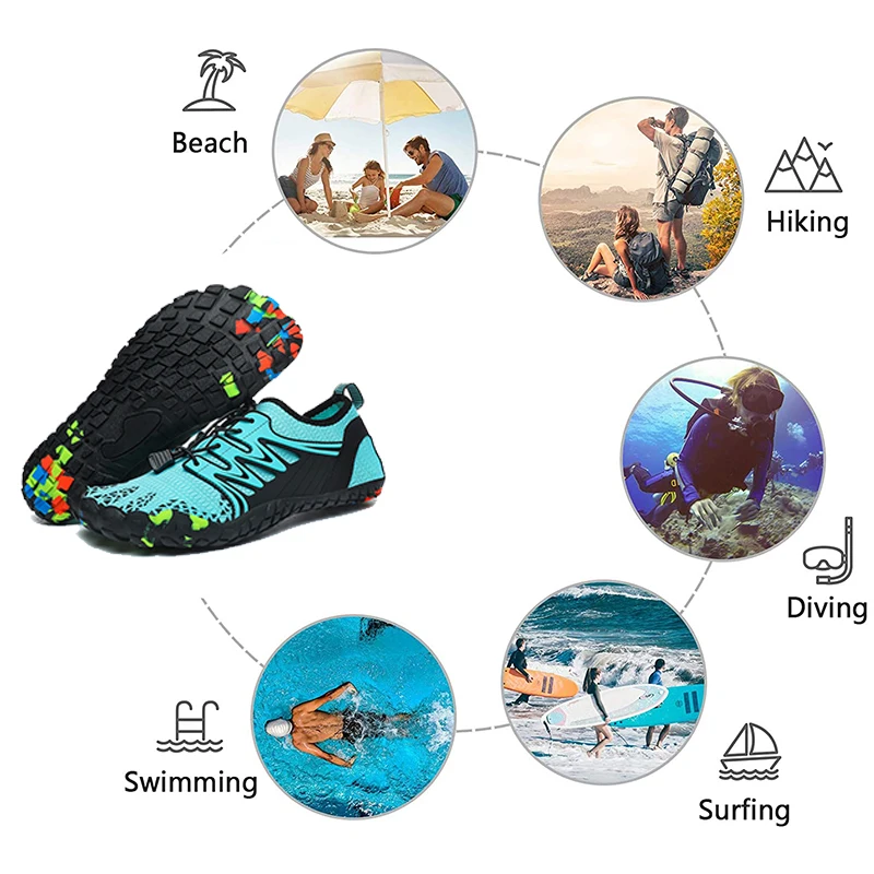 Unisex Water Shoes Quick-Dry A - đánh giá và giá Aquatic Sports Shoes